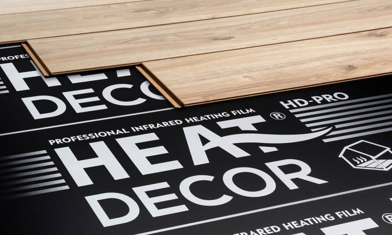 Sada Topné Fólie Heat Decor pod vinylové podlahy. Akceptace výrobci ...